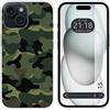 Tumundosmartphone Cover Silicone Compatibile Con IPHONE 15 (6.1) Disegno Mimetico Disegni