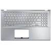new net - Top Case Palmrest con Tastiera Compatibile con ASUS F512D, F512DA, F512FA, F512FB, F512U, F512UA [Frame Argento - Senza touchpad - Layout ITA]
