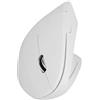 Tosuny Mouse verticale con cavo USB, prevenzione dalla sindrome del tunnel carpale, controllo ad alta precisione, pulsante ON/OFF, controllo wireless a 2,4 GHz, leggero, semplice(White)