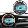 Fiorigo 【Con luce atmosferica per auto】 Auto Radio Giocatore Auto GPS Navigation Carplay/Android Autoradio 9 pollici HD Touch Screen per BMW Mini Cooper R56 F55 F56 F57 John Cooper Works、One First、One D
