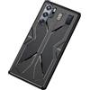 SEIAIYG Cover per Nubia Red Magic 9 Pro/9 Pro+, Custodia Morbida TPU Antiurto, Antiscivolo, Anti-Impronte Digitali, Case Cover Nubia Red Magic 9 Pro/9 Pro+ (Nero)