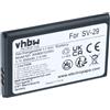 vhbw batteria compatibile con Swissvoice ePure fulleco DUO, e-Pure, L7 telefono fisso cordless (600mAh, 3,7V, Li-Ion)