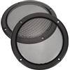 HEALSOPTHY 2 pezzi Copertura Altoparlanti Protezione Sostitutiva per Casse Acustiche Auto e Subwoofer per Speaker Auto e Audio Domestico