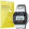 Blueshaweu 6 Pezzi Pellicola Compatibile per Ca-sio F108WH watch, Pellicola Protettiva per F108WH etc serie watch, Sensibile al Tatto, Senza Bolle, HD Trasparente TPU Film. (A168WA(6 Pezzi TPU))
