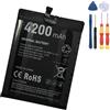 SiuVorZhi Cover posteriore batteria per Doogee N50 / N50s / X97 / X97 Pro / X98 / X98 Pro con kit di riparazione