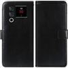 AQGGIIXY Custodia per Doogee Blade 10 Max (6.56), Custodia a Portafoglio in Pelle pu con Morbida Cover Posteriore in TPU,Custodia Protettiva Antigraffio e Anticollisione Protezione Totale del Corpo - Black
