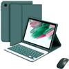 Generic XYAL Covers e Custodie, Tastiera Staccabile, Custodia Protettiva in Pelle Flip Compatibile con Samsung Galaxy Tab A7 10.4 Pollici (T500/T505)(Dark Green+Keyboard+Mouse)