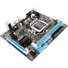 Dpofirs Scheda Madre Desktop, LGA 1155 CPU 2nd Gen Slot Dual Channel DDR3 con Alimentazione Trifase, Uscita VGA HD, ATX per Giochi