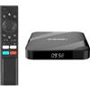CONFUSE ATV Android 14 Smart TV Box 4G+32G AV1 S905W2 Quad-Core Dual WiFi Vocale Lettore Multimediale 8K 4K Set Top Box Spina UE