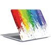 FFBOFFC Copertura Compatibile con MacBook Pro 15 Pollici 2019 2018 2017 2016 Modello A1990 A1707 con Touch Bar Touch ID, Protettiva Custodia Rigida in Plastica Cover Case, Inchiostro colorato
