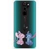 LA CASA DE LAS CARCASAS Custodia per Xiaomi Redmi Note 8 Pro Ufficiale di Lilo & Stitch - Angel & Stitch Beso per proteggere il tuo cellulare. Custodia in silicone flessibile con licenza ufficiale Disney