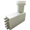 Digiquest Convertitore LNB 8 OUT indipendenti consente la connessione fino a otto decoder o televisori con tuner satellitare integrato | Doppia schermatura | Per segnali HD e 4K