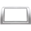 DISCORAMA MASCHERINA MONTAGGIO AUTORADIO 2DIN COMPATIBILE LANCIA YPSILON 2003-2011 GRIGIO CHIARO