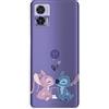 LA CASA DE LAS CARCASAS Custodia compatibile con Motorola Edge 30 Neo Ufficiale Disney Angel & Stitch Beso per proteggere il tuo cellulare. Custodia in silicone trasparente flessibile con licenza ufficiale di Lilo & Stitch