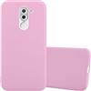 Cadorabo Custodia per Honor 6X in Candy Rosa - Morbida Cover Protettiva Sottile di Silicone TPU con Bordo Protezione - Ultra Slim Case Antiurto Gel Back Bumper Guscio