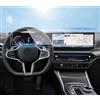 SHAOHAO Compatibile con BMW X3 G45 2025 2026 BMW X3 G45 2025 2026 12,3 Navigation + 14,9 Cockpit iDrive Navigator Screen protector PET 4H Navigator pellicola protettiva per navigatore BMW X3 G45