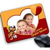 csm informatica Tappetino Mouse Pad gadget compatibile per tifoso giallorosso serie compatibile con Roma nel cuore cuore Giallorosso Calcio personalizzato con foto,logo ecc Pallone love calcio