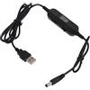 Qsvbeeqj Cavo di uscita regolabile da USB 5 V a 1,5 V 3 V 4,5 V 6 V 9 V 12 V cavo convertitore step up down per orologio giocattolo e altro ancora