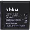vhbw batteria compatibile con Nokia 6720 Classic, E51, N81, N81 8GB, N82 smartphone cellulare (900mAh, 3,7V, Li-Ion)