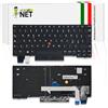 new net - Tastiera Compatibile con Lenovo ThinkPad X390 (Type 20Q0, 20Q1, 20SC, 20SD), X395 (Type 20NL, 20NM) [Frame Nero - Trackpoint - Italiana]