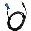 1neiSmartech Cavo Funzione Aux In, Per Impianto Stereo Auto Fiat Bravo Dal 2007 Modello Autoradio Visteon Per Ingresso Audio Mp3 Smartphone (jack maschio)