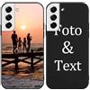 Yoedge Cover Personalizzata Custodia per Samsung Galaxy S21 FE (5G) 6,41 Personalizzato con Foto Testi Disegni, Personalizza Custodia con Immagine Nera Personalizzabili Case per Samsung S21 FE (5G)