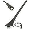tomzz Audio 1000-005 Auto Antenna Tetto 16V Amplificatore RAKU 2 II compatibile con Audi Opel Seat Skoda VW Anti Noise Rod 17,5cm 60 gradi