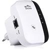 AntDau71 - Ripetitore Wireless- 300 MBPS N-802.11B Repeater per router linea internet fibra connessione casa ufficio potente ampio raggio CW560