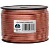 HB-Digital Cavo per altoparlanti 2 x 1,5mm² x 100m CCA Conduttore interno PVC Dielettrico (trasparente) Cavo per altoparlanti