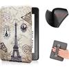 COCFOOKIW Custodia per 6 Pollici Kindle Paperwhite 5a/6a/7a Generazione (Versione 2012/2013/2015), Pelle morbida TPU Cover Protettiva Alla Moda con Cinturino da Polso e Automatica Veglia/Dormire