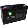 ANFEL Batteria al Piombo Ricaricabile 6V 12AH 12000mAh 151 mm x 50 mm x 95 mm per allarmi antifurti, sistemi di Sicurezza, Batterie di Ricambio per ups USV, Solar, Solarpanel