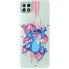 LA CASA DE LAS CARCASAS Custodia per Samsung Galaxy A22 5G ufficiale Lilo & Stitch Stitch Graffiti trasparente per proteggere il tuo cellulare Cover Samsung in silicone flessibile con licenza ufficiale Disney