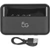 Jectse Hotspot Mobile WiFi 5G, Hotspot Mobile WiFi 5G 6 da Viaggio WiFi Dual Band con Slot per Scheda Nano SIM, Batteria da 10000 MAh, Fino a 16 Dispositivi Contemporaneamente