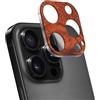 Carveit Pellicola Fotocamera per iPhone 16 Pro/iPhone 16 Pro Max Protezione per Obiettivo, intarsio di Legno Cover Vetro Temperato Lente Protettiva Accessori, (Rosea Legno) [1 Pezzi]