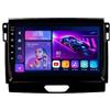 Yihyati 9 Doppio DIN Android 14 Autoradio per Ford Ranger 2015-2022 con CarPlay wireless e Android Auto Telecamera di retromarcia Comandi al volante Navigazione GPS Bluetooth(L200(4+32G))