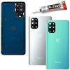 Audiosystem Scocca Vetro Copribatteria Posteriore per ONEPLUS 8T KB2000 KB2001 1+8T Ricambio con Vetro Vetrino Fotocamera e Colla B7OOO Originale da 15ML (Aquamarine Green Verde)