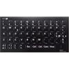 SIMPLETEK - Stickers Adesivi per Tastiera Notebook | Trasforma Layout Italiano | Nero Opaco | Set Completo per PC Portatile