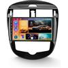 UHSFRA Autoradio per Nissan Pulsar 6 2013-2018,Android 15 Car Radio 9 pollici IPS Schermo tattile con wireless CarPlay Android Auto Bluetooth WIFI GPS FM RDS Comandi al Volante(A1 1G+32G)