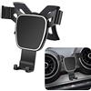 LUNQIN Supporto per telefono per auto per Audi Q2 2018-2024 Accessori auto Staffa di navigazione Decorazione interna Supporto per cellulare