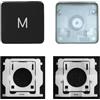 CTBDZ Tappo chiave individuale con cerniera di ricambio per (M1 M2) MacBook Pro A2141 A2251 A2289 A2338 A2442 A2485, sostituisce per MacBook Air A2179 A2337 A2681 tastiera (tasto M)