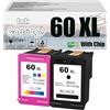 AWDAXC 60xl 60 XL cartucce di Inchiostro, compatibili per HP C4600 C4610 C4635 C4640 C4650 C4680 C4685 C4690 C4700 C4740 C4750 C4780 C4795 C4799 D110A C4683 C4783 Pinters