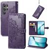 Fertuo Cover per Oukitel C61 / C61 Pro, Custodia Portafoglio a Libro in Pelle Flip Case con Porta Carte, Chiusura Magnetica e Stand [Disegni di Mandala] Interno Silicone Sottile Antiurto, Viola