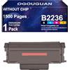 OGOUGUAN B2236 Cartuccia toner senza chip per Lex-Mark b2236dw mb2236adw mb2236adwe B2442DW B2546DN B2650DN Stampante (1500 pagine,1PK)