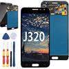 Yuxyiony Nuovo Schermo di Ricambio per Samsung Galaxy J3 2016 J320 J320A J320P J320F J320M J320Y J320FN Display LCD Riparazione dello Schermo e Sostituzione Strumento Accessori