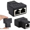 Linq RJ45 Adattatore A RJ45 Femmina Estensore di Connettore LAN Ethernet Cat 5 6