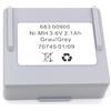 WXKJSHOP 68300900 - Batteria di ricambio NI-MH, 3,6 V, 1,8 Ah, 683 00900, compatibile con Remote Control 68301000 DEU