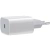 Tech-Fan Caricatore USB-C 20W, Adattatore di Rete Rapido, Compatibile con iPhone/iPad, Design Ultra Compatto Samsung, Bianco Adattatore di Alimentazione da Parete Sostitutivo per iPhone