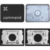 CTBDZ Cappuccio per tasto individuale con cerniera di ricambio per MacBook Pro A2141 A2251 A2289 A2338 A2442 A2485, ricambio per tastiera MacBook Air A2179 A2337 A2681 (tasto Comando destro)