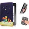 COCFOOKIW Custodia per 6 Pollici Kindle 11a Generazione (Versione 2022), Cover Protettiva Alla Moda con Cinturino da Polso e Automatica Veglia/Dormire (Modello C2V2L3)