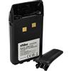 vhbw batteria compatibile con Wouxun KG-UVD1P, KG-UV6D, KG-UVD1 radio (3200mAh, 7,4V, Li-Ion) + clip